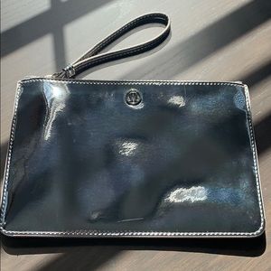 LuluLemon Silver Zipper Pouch